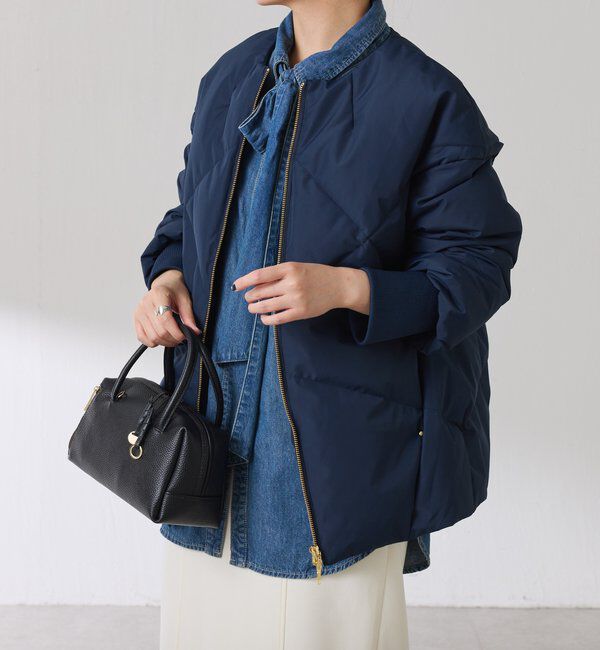  「ノーカラーダウンコート」|その他|