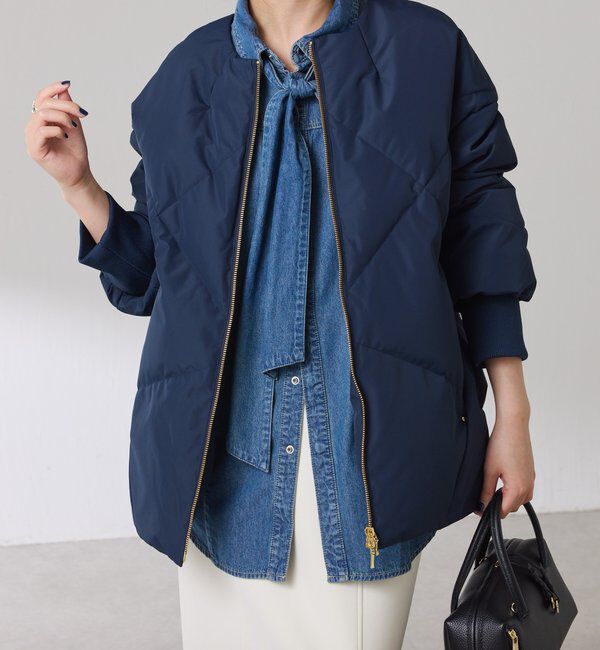  「ノーカラーダウンコート」|その他|