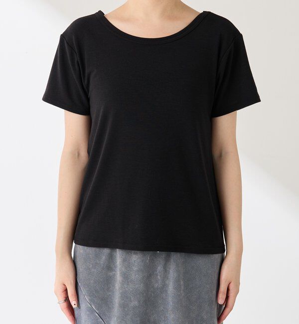  「Q.anos レイヤードTシャツ」|Tシャツ・カットソー|