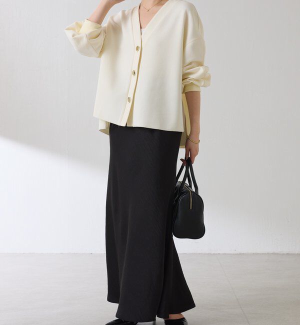  「メタル釦ジョーゼットカーディガン」|Tシャツ・カットソー|