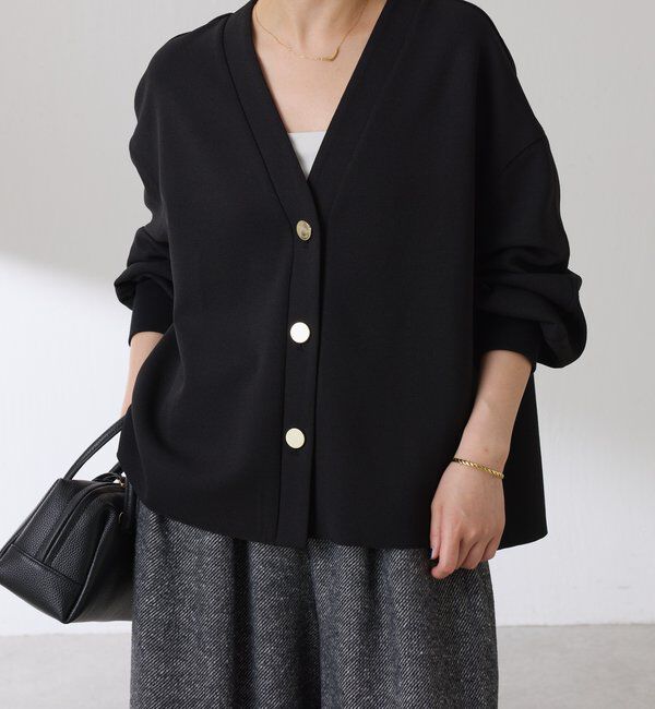  「メタル釦ジョーゼットカーディガン」|Tシャツ・カットソー|