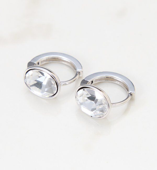  「【PAPILLONNER/パピヨネ】クリアストーンピアス」|リング|