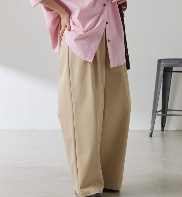  「タックワイドチノパンツ」|チノ|