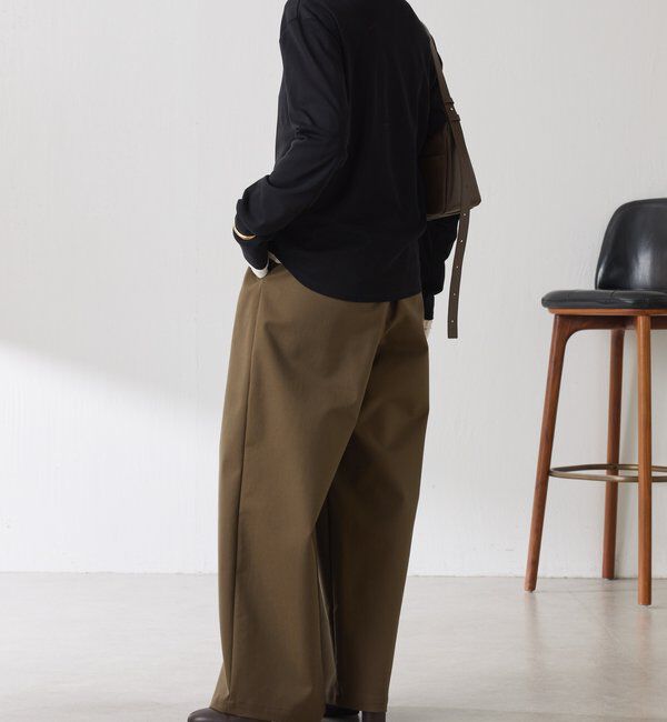  「タックワイドチノパンツ」|チノ|