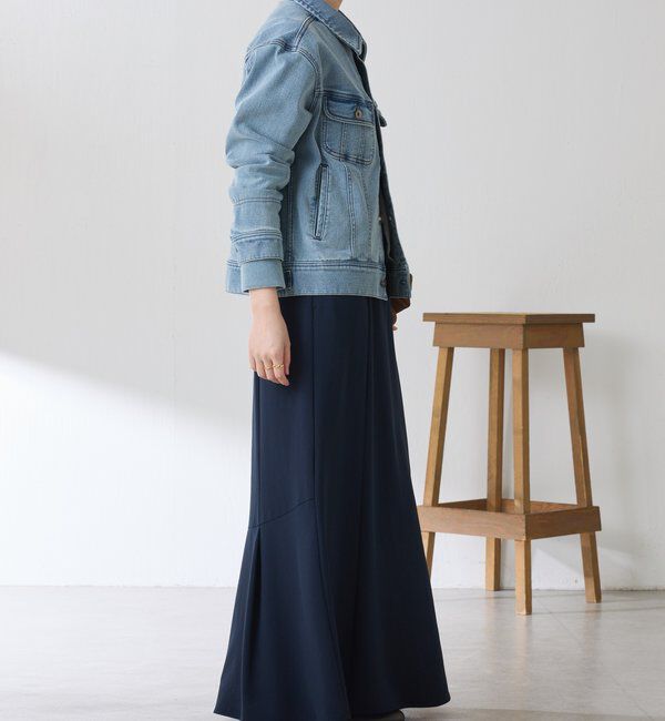  「【高機能/高身長サイズ】ジャージマーメイドスカート/セットアップ」|スカート|