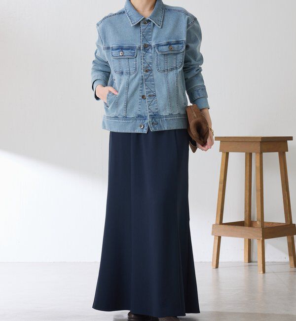  「【高機能/高身長サイズ】ジャージマーメイドスカート/セットアップ」|スカート|