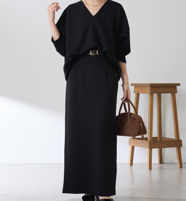  「ポンチＶカットプルオーバー」|Tシャツ・カットソー|