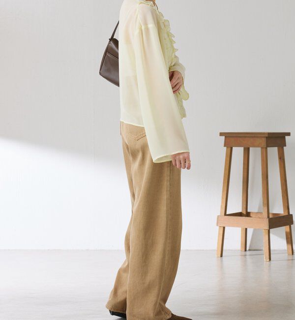  「ラッフルシアーブラウス」|シャツ・ブラウス|