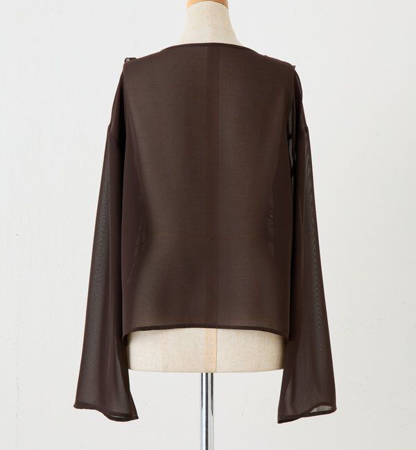  「ラッフルシアーブラウス」|シャツ・ブラウス|