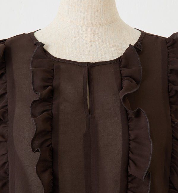  「ラッフルシアーブラウス」|シャツ・ブラウス|