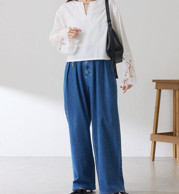  「刺繍レースブラウス」|シャツ・ブラウス|