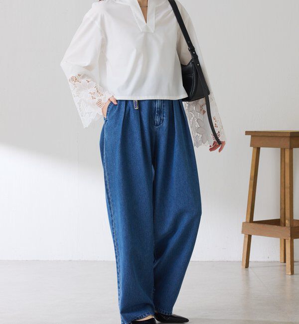  「刺繍レースブラウス」|シャツ・ブラウス|