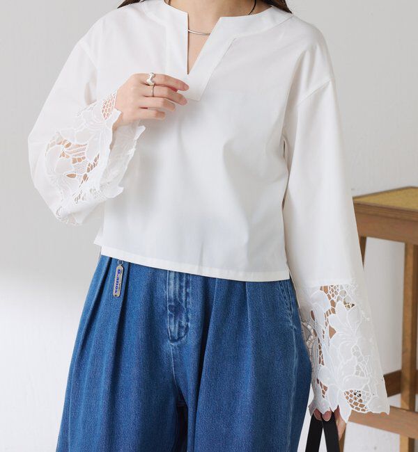  「刺繍レースブラウス」|シャツ・ブラウス|
