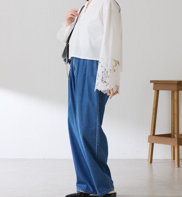  「刺繍レースブラウス」|シャツ・ブラウス|