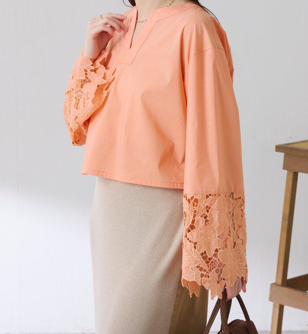  「刺繍レースブラウス」|シャツ・ブラウス|