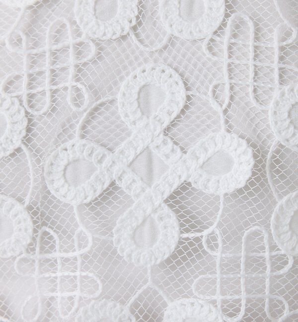  「【＋１アイテム】モチーフレース2WAYベスト」|シャツ・ブラウス|