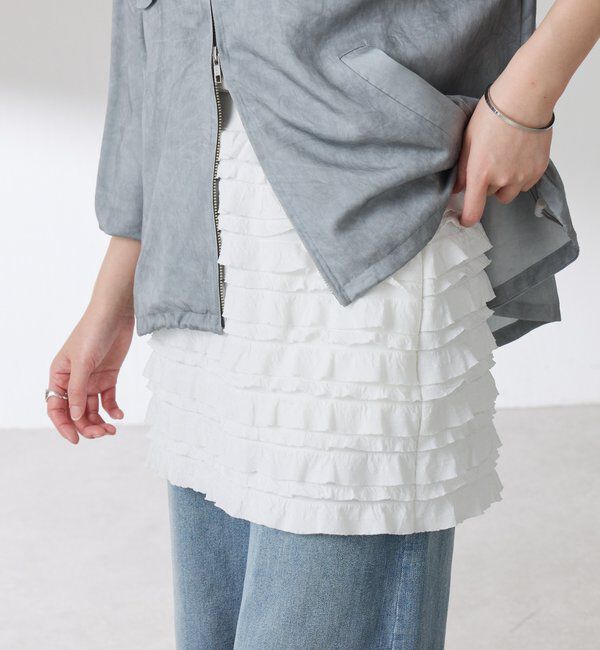  「【PROVOKE別注アイテム】 フリルレイヤードスカート」|スカート|