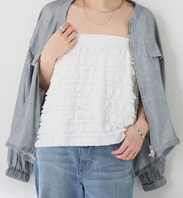  「【PROVOKE別注アイテム】 フリルレイヤードスカート」|スカート|