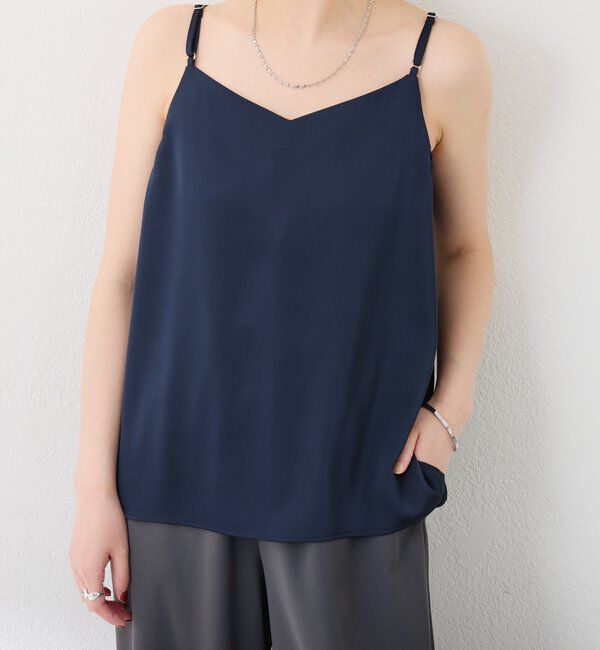  「2WAY サテンキャミソール」|シャツ・ブラウス|