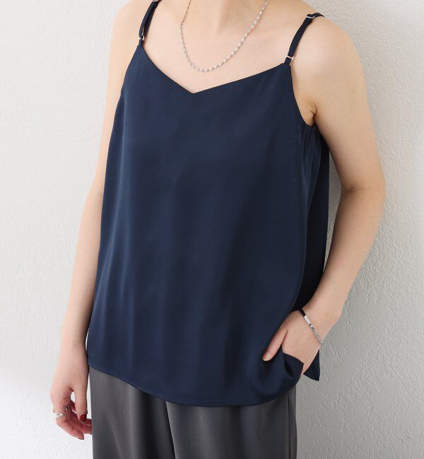  「2WAY サテンキャミソール」|シャツ・ブラウス|