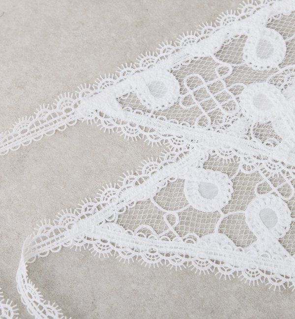  「モチーフレースバブーシュカ」|マフラー|