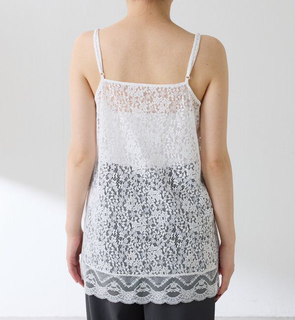  「スカラップレースキャミソール」|シャツ・ブラウス|