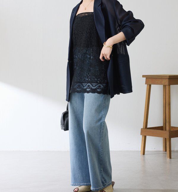  「スカラップレースキャミソール」|シャツ・ブラウス|