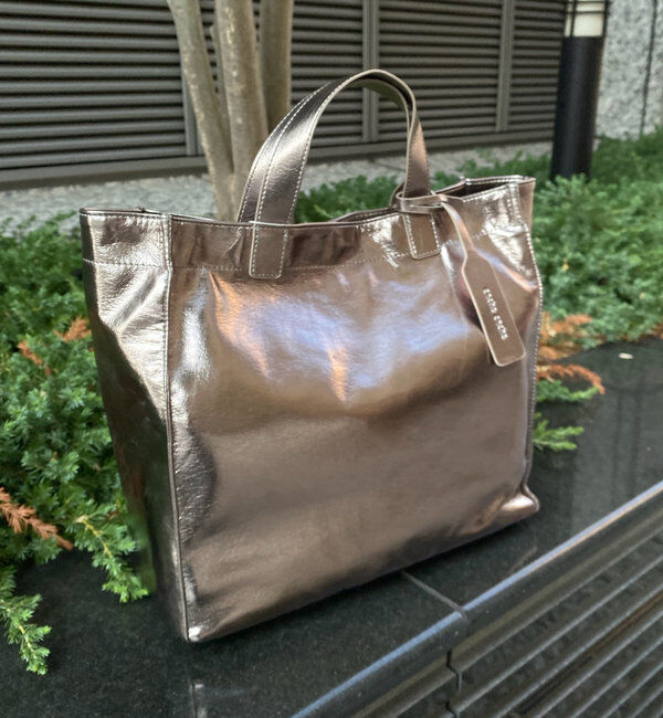  「【新色追加】【WEB限定】 ソフトメタリックショッパー」|トートバッグ|