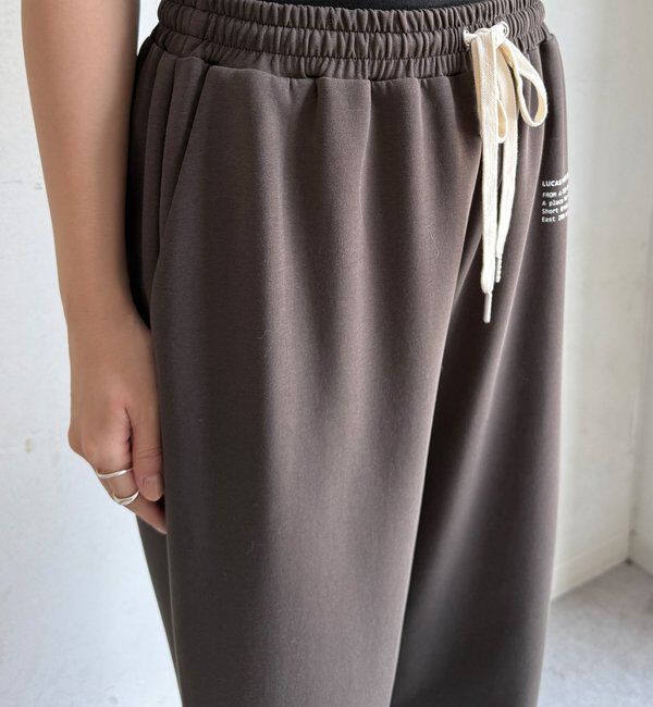  「【WEB限定】ロゴトラックパンツ」|チノ|