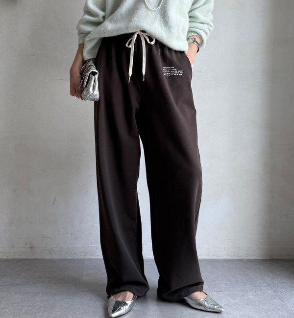  「【WEB限定】ロゴトラックパンツ」|チノ|