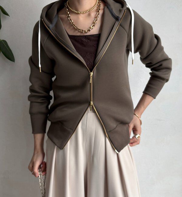  「プラムダンボールジップフーディー」|Tシャツ・カットソー|