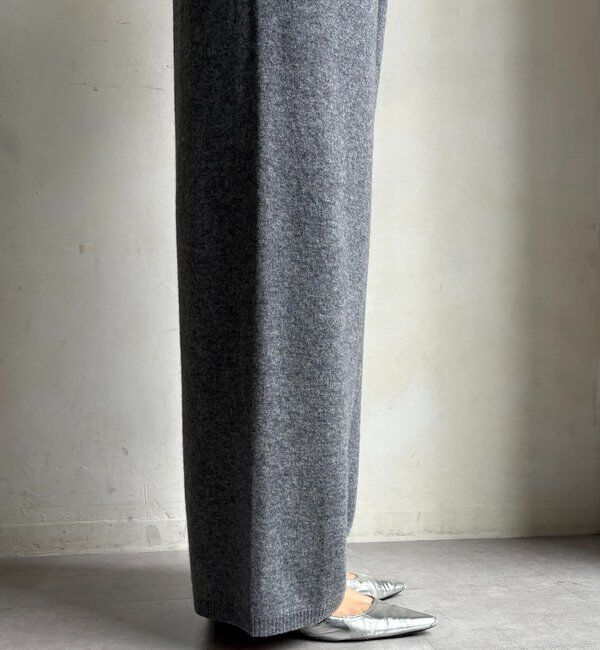  「メリノウール100％ニットパンツ」|チノ|