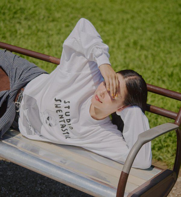  「【WHIMSIC】シェンタスティック スタジオ シルクスクリーンプリントT」|Tシャツ・カットソー|