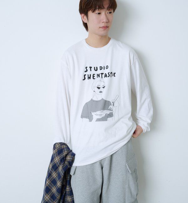  「【WHIMSIC】シェンタスティック スタジオ シルクスクリーンプリントT」|Tシャツ・カットソー|