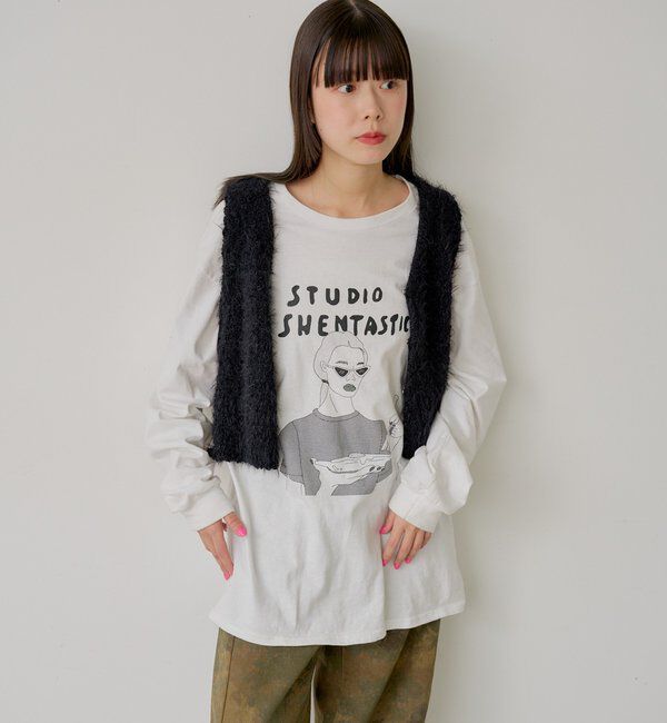  「【WHIMSIC】シェンタスティック スタジオ シルクスクリーンプリントT」|Tシャツ・カットソー|