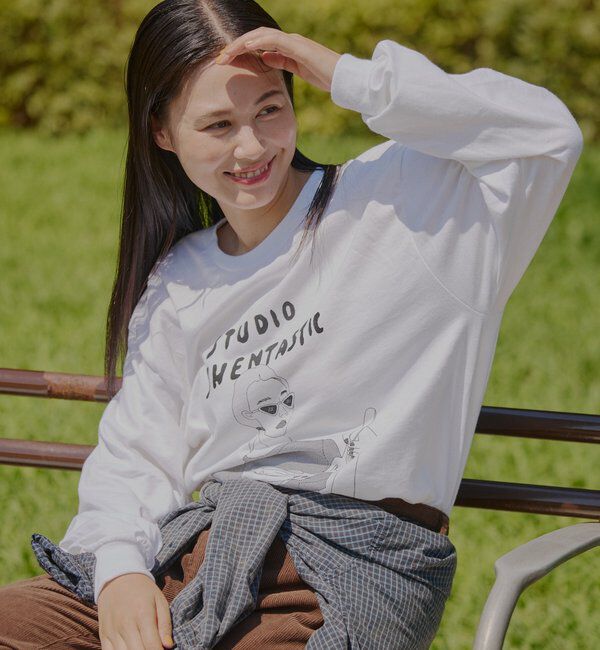  「【WHIMSIC】シェンタスティック スタジオ シルクスクリーンプリントT」|Tシャツ・カットソー|