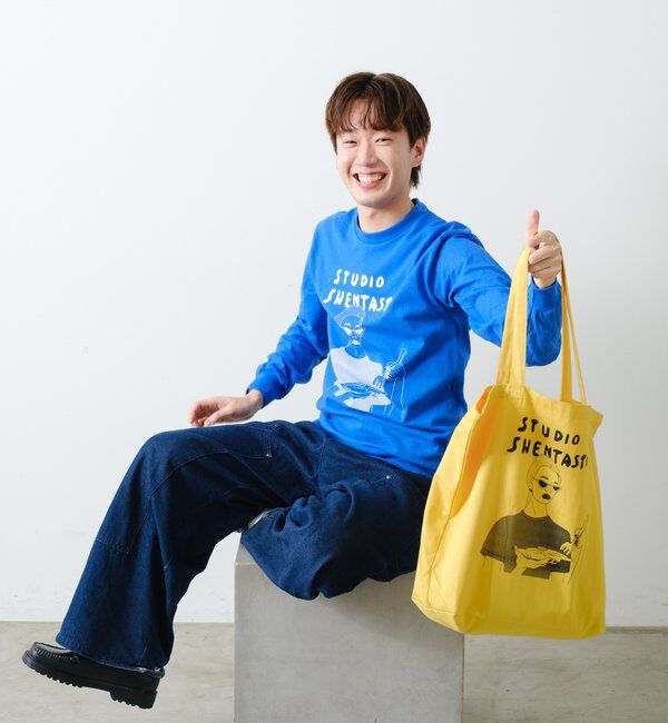  「【WHIMSIC】シェンタスティック スタジオ シルクスクリーンプリントT」|Tシャツ・カットソー|