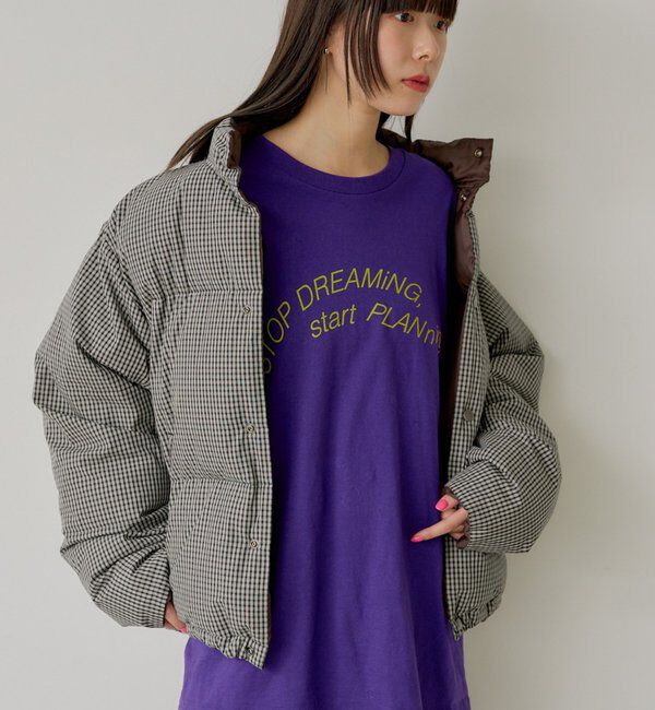  「【WHIMSIC】シェンタスティック スタジオ シルクスクリーンプリントT」|Tシャツ・カットソー|パープル