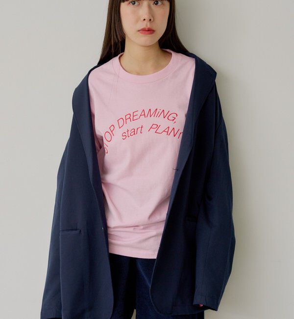  「【WHIMSIC】シェンタスティック スタジオ シルクスクリーンプリントT」|Tシャツ・カットソー|ピンク