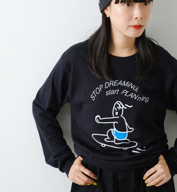  「【WHIMSIC】シェンタスティック スタジオ シルクスクリーンプリントT」|Tシャツ・カットソー|ブラック