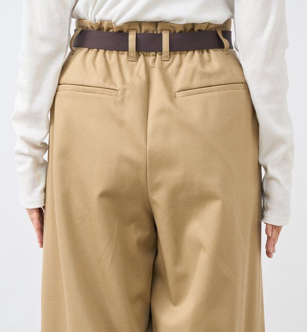  「【抜け感】タックチノワイドパンツ」|チノ|