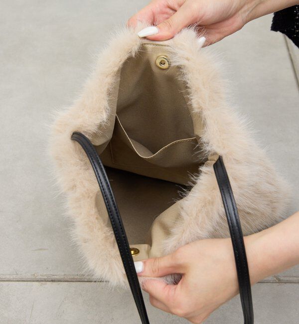  「【2.718】エコファーワンショルダー」|トートバッグ|