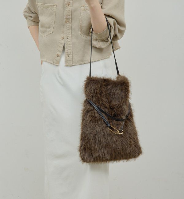  「【2.718】エコファーワンショルダー」|トートバッグ|