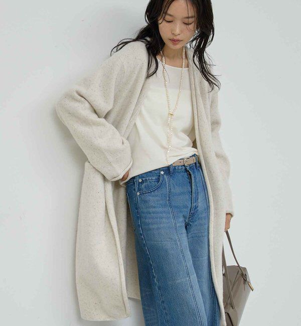  「【WALANCE】ウールロングカーディガン／別注」|ニット・セーター|