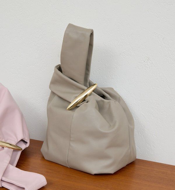  「【2.718】ピン付クロスバッグ」|トートバッグ|グレージュ