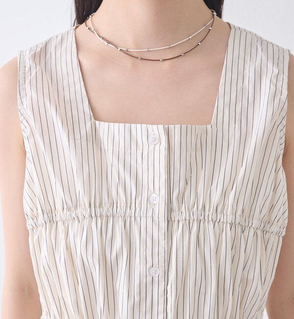  「ストライプタンクブラウス」|シャツ・ブラウス|
