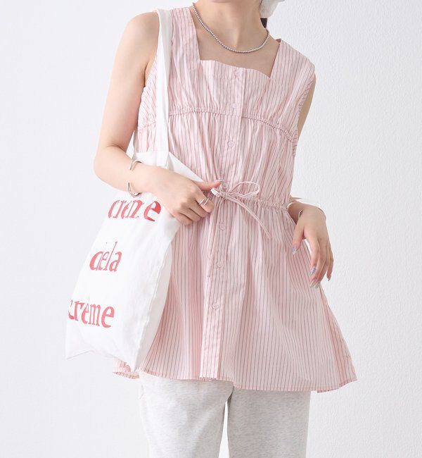  「ストライプタンクブラウス」|シャツ・ブラウス|