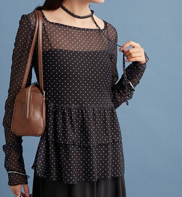  「ドットティアードプルオーバー」|Tシャツ・カットソー|