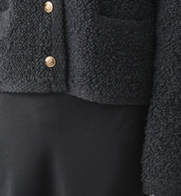  「ウールボアニットコーディガン」|ニット・セーター|