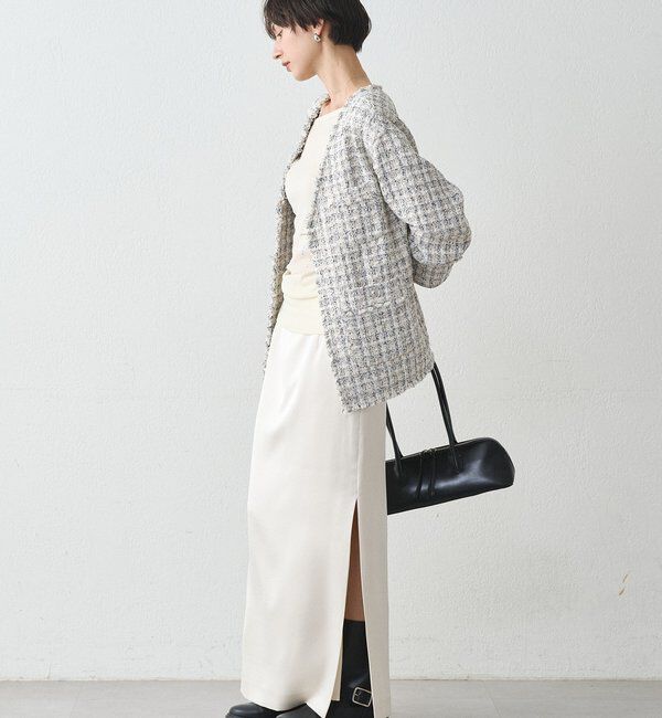  「ミックスツイードジャケット」|ベスト・ジレ|
